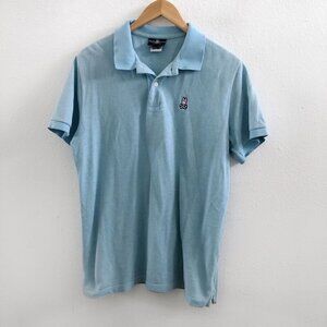 PSYCHO BUNNY Short Sleeve Collared Polo Size 6=L